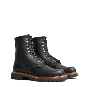 Red Wing 8-Inch Logger Boots Black Oil Slick - Parasol Store