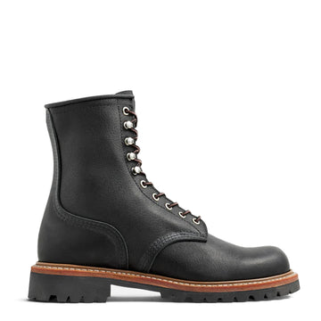 Red Wing 8-Inch Logger Boots Black Oil Slick - Parasol Store