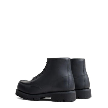 Red Wing Womens 6-Inch Porter Moc Toe Boots Black Boundary - Parasol Store