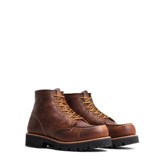 Red Wing Womens 6-Inch Porter Moc Toe Boots Copper Rough & Tough - Parasol Store