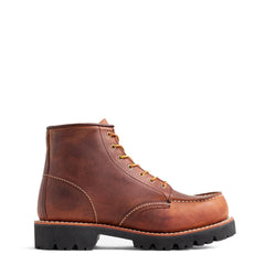 Red Wing Womens 6-Inch Porter Moc Toe Boots Copper Rough & Tough - Parasol Store