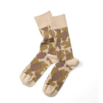 RoToTo Duck Hunter Camo Socks Light Beige
