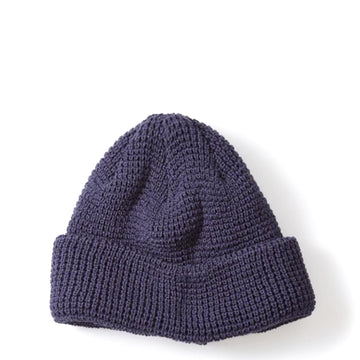 RoToTo Waffle Watch Cap Faded Navy