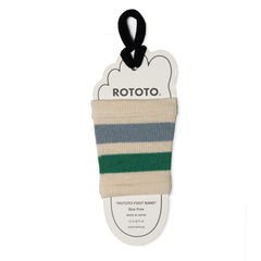 Rototo Sandal Sock Foot Band Green / Light Blue - Parasol Store