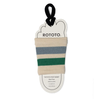 Rototo Sandal Sock Foot Band Green / Light Blue - Parasol Store