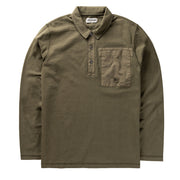 Left Hand L/S Polo Olive - Parasol Store