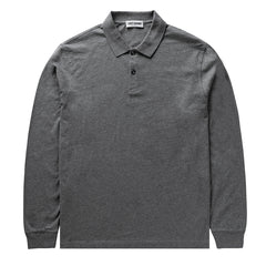 Left Hand L/S Polo Shirt Stone - Parasol Store