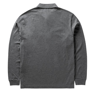 Left Hand L/S Polo Shirt Stone - Parasol Store