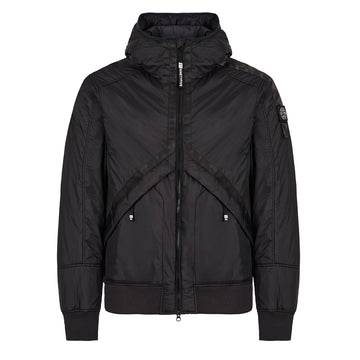 ST95 Helio Hooded Padded Blouson Black - Parasol Store