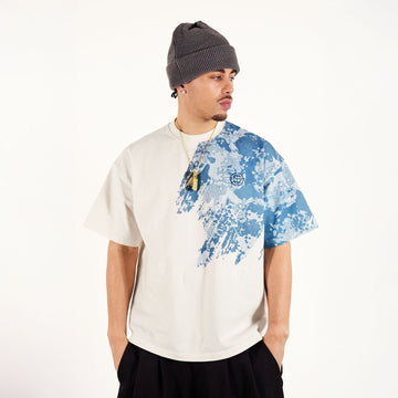 ST-95 x Anna Bergonzini Part Camouflage T-Shirt Off White - Parasol Store