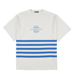 ST-95 x Anna Bergonzini  Stripe T-Shirt Off White - Parasol Store