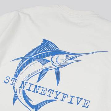 ST-95 x Anna Bergonzini Swordfish T-Shirt Off White - Parasol Store