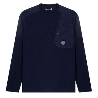 ST95 L/S Seasonal Tee Navy - Parasol Store