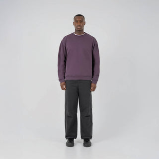ST95 Luna Nucleo Oversized Crew Sweatshirt Plum