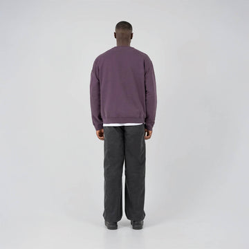 ST95 Luna Nucleo Oversized Crew Sweatshirt Plum