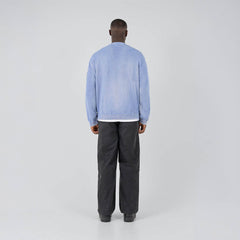 ST95 Adige Crew Knit Sweater Thermo Blue - Parasol Store