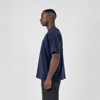 ST95 Lugano Map SS T-Shirt Navy - Parasol Store