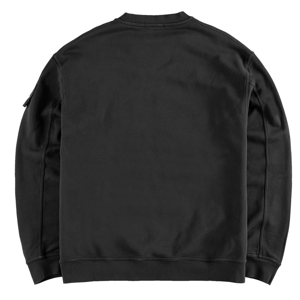 ST95 Luna Nucleo Oversized Crew Sweatshirt Black - Parasol Store