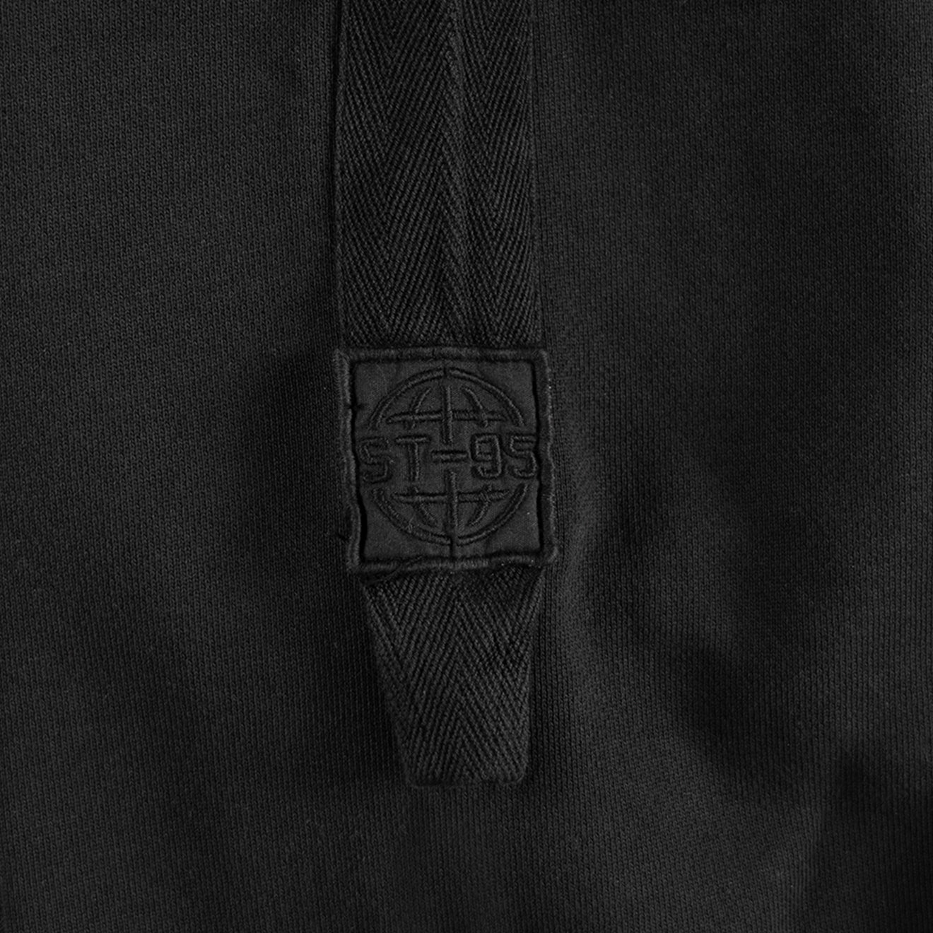 ST95 Luna Nucleo Oversized Crew Sweatshirt Black - Parasol Store