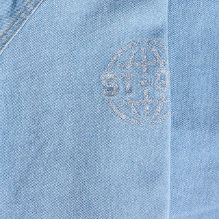 ST95 Misa Denim Shirt Washed Blue - Parasol Store
