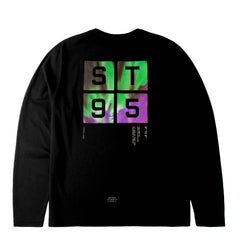 ST95 Northern Lights LS T-Shirt Black - Parasol Store