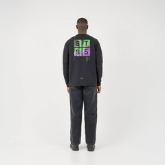 ST95 Northern Lights LS T-Shirt Black - Parasol Store