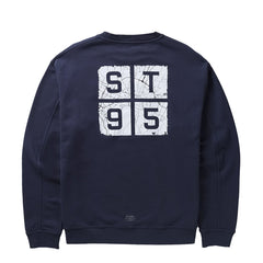 ST95 Ormodeo Crew Sweatshirt Navy - Parasol Store