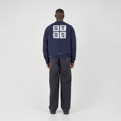 ST95 Ormodeo Crew Sweatshirt Navy - Parasol Store
