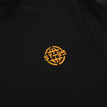ST95 SS Etichetta Tee Black - Parasol Store
