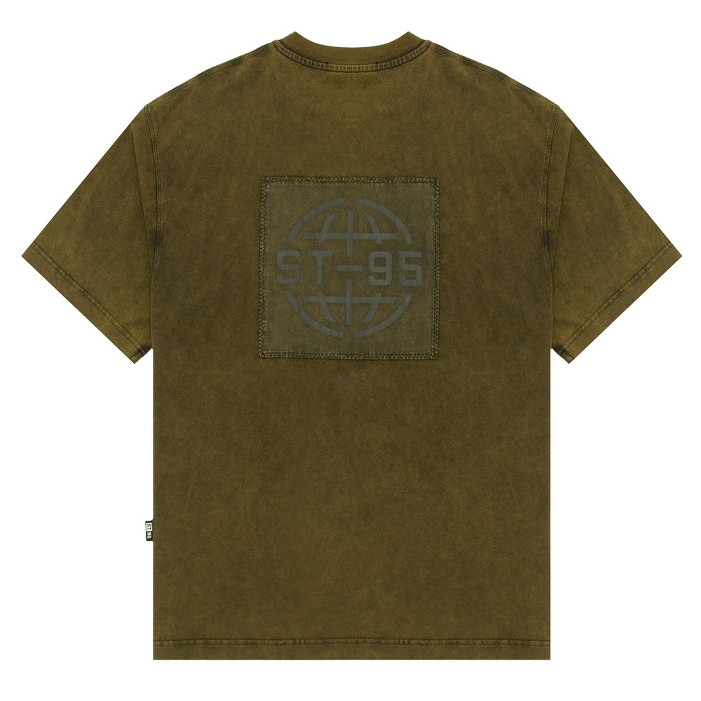 ST95 SS Toppa Tee Heavy Wash Black - Parasol Store