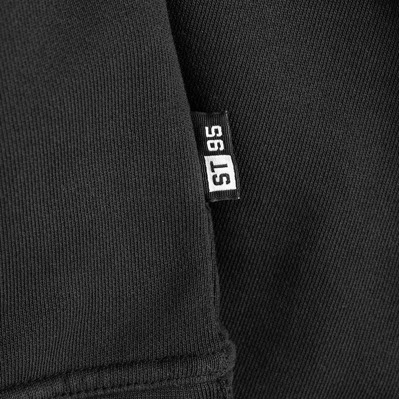 ST95 Sole Nucleo Oversized Hoodie Black - Parasol Store
