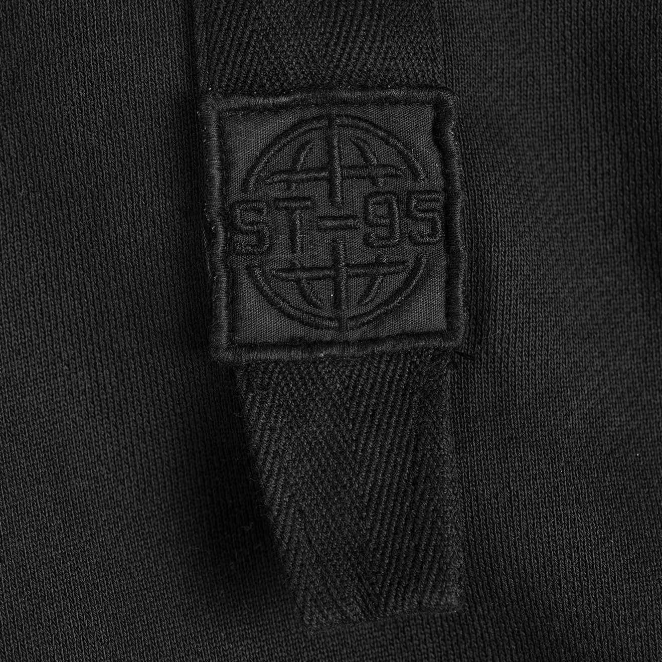 ST95 Sole Nucleo Oversized Hoodie Black - Parasol Store