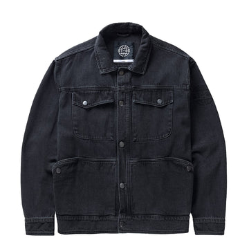 ST95 Ticino Denim Jacket Washed Black - Parasol Store
