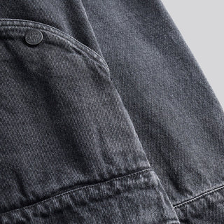 ST95 Ticino Denim Jacket Washed Black - Parasol Store