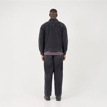 ST95 Ticino Denim Jacket Washed Black - Parasol Store