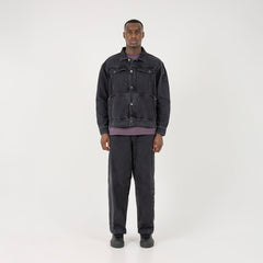 ST95 Ticino Denim Jacket Washed Black - Parasol Store