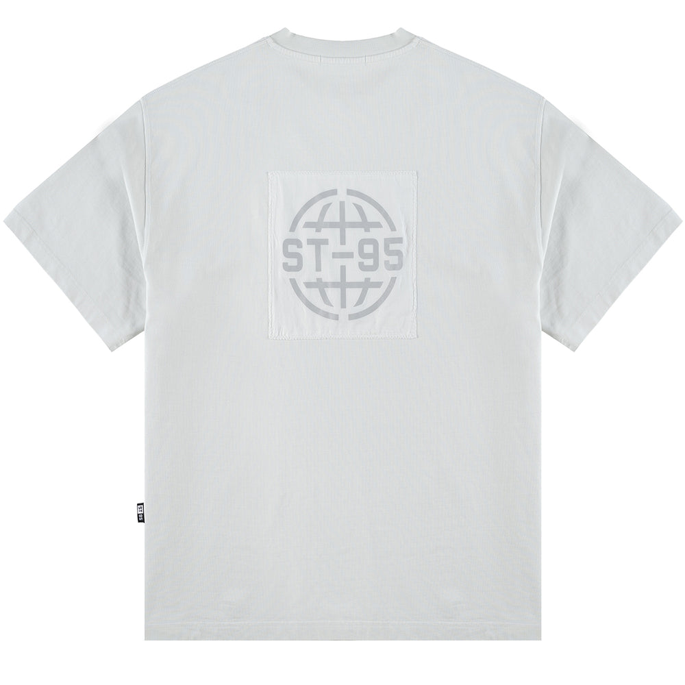 ST95 Urano Patch Oversized SS T-shirt Off White - Parasol Store