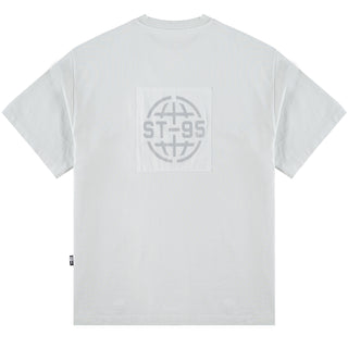 ST95 Urano Patch Oversized SS T-shirt Off White - Parasol Store