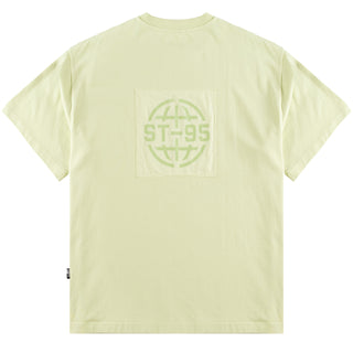 ST95 Urano Patch Oversized SS T-shirt Pale Green - Parasol Store