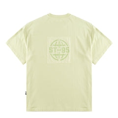 ST95 Urano Patch Oversized SS T-shirt Pale Green