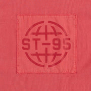 ST95 Urano Patch Oversized SS T-shirt Washed Red - Parasol Store