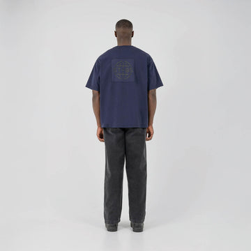 ST95 Urano Patch Oversized T-shirt Navy