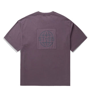 ST95 Urano Patch Oversized T-shirt Plum