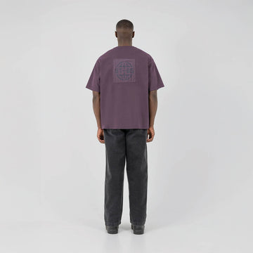 ST95 Urano Patch Oversized T-shirt Plum