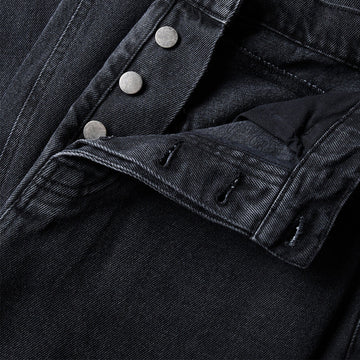 ST95 Volturno Baggy Jean Washed Black - Parasol Store
