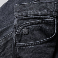 ST95 Volturno Baggy Jean Washed Black - Parasol Store