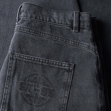 ST95 Volturno Baggy Jean Washed Black - Parasol Store