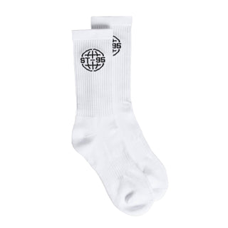 ST95 Globe Socks White - Parasol Store