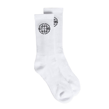 ST95 Globe Socks White - Parasol Store