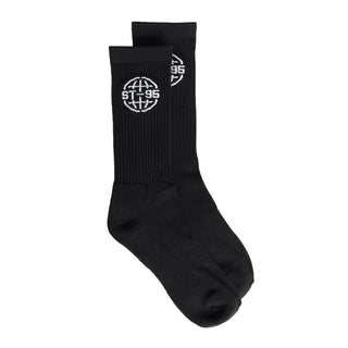 ST95 Globe Socks Black - Parasol Store